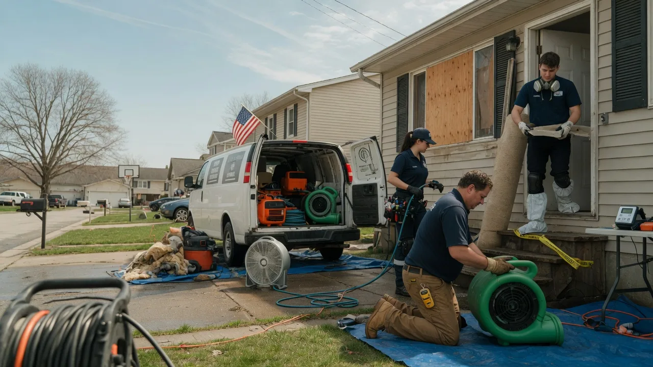 Water Damage Restoration in Amherst, OH near me